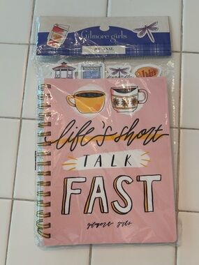 Gilmore Girls life’s short talk fast Spiral Journal book notes gifts holiday fun